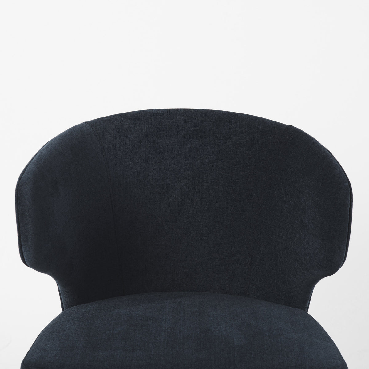 Niles Navy Wingback Dining Chair — alternate view 2