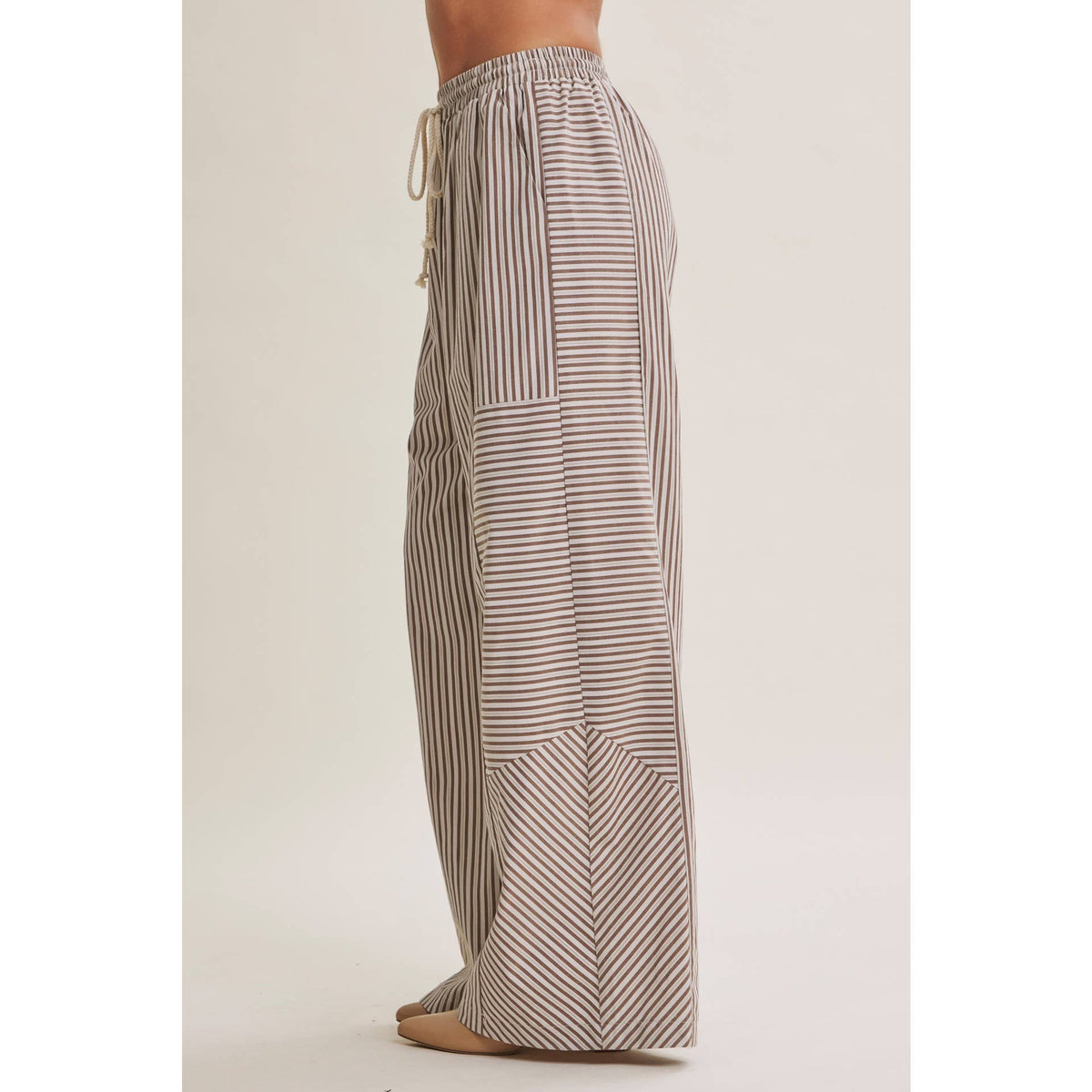 Striped Wide-Leg Pants — alternate view 2