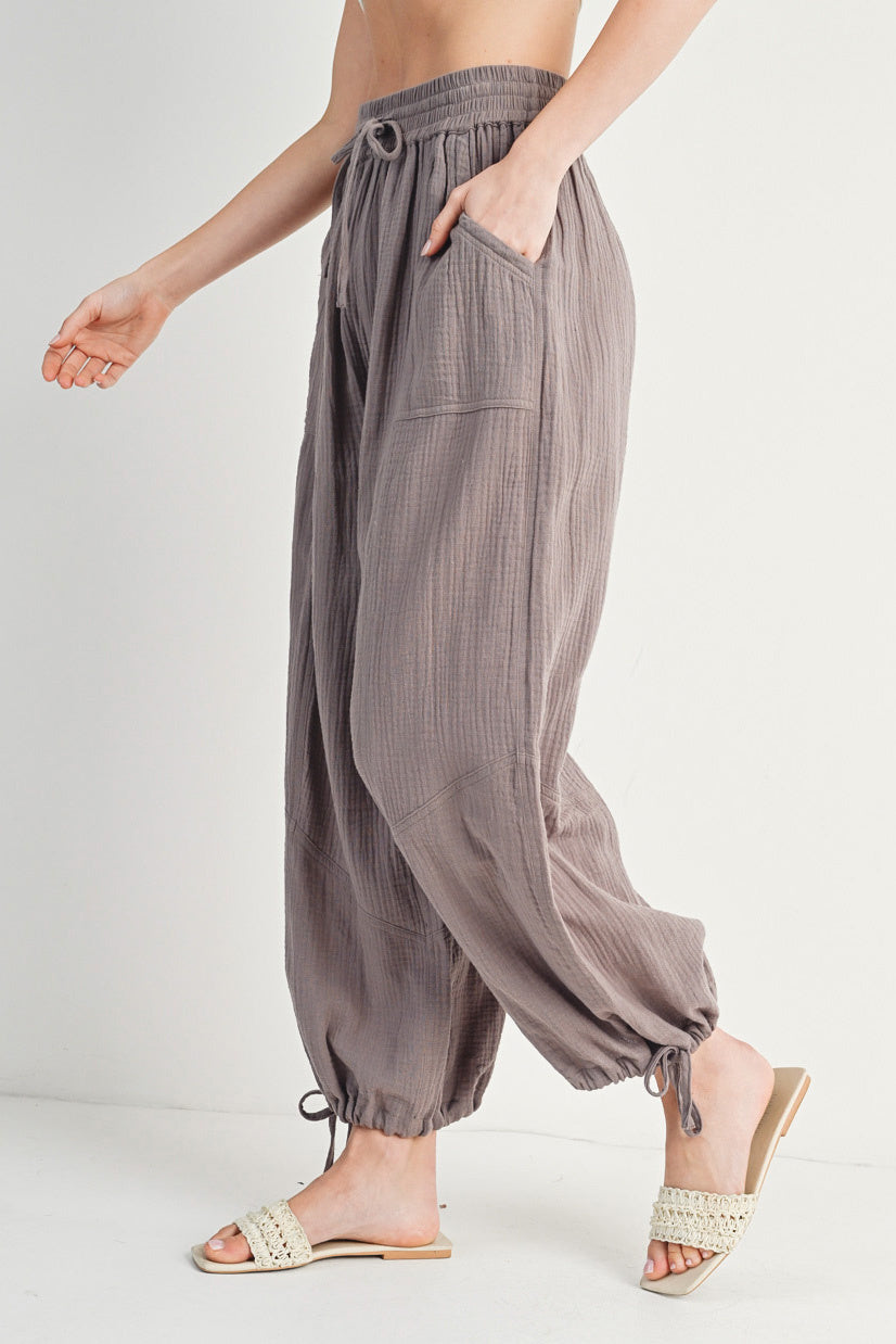 Jogger Harem Drawstring Pants — alternate view 2