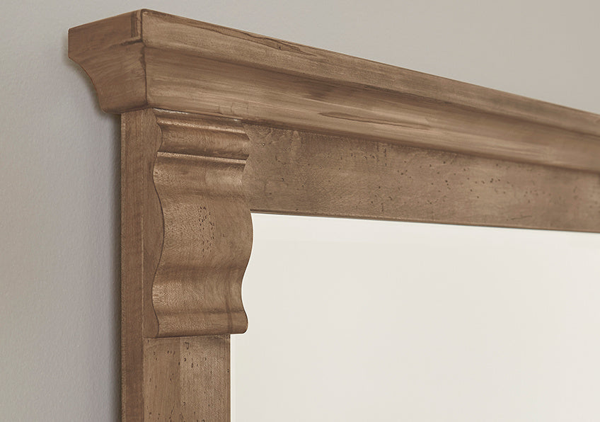Carlisle Mirror:  Warm Natural — alternate view 2
