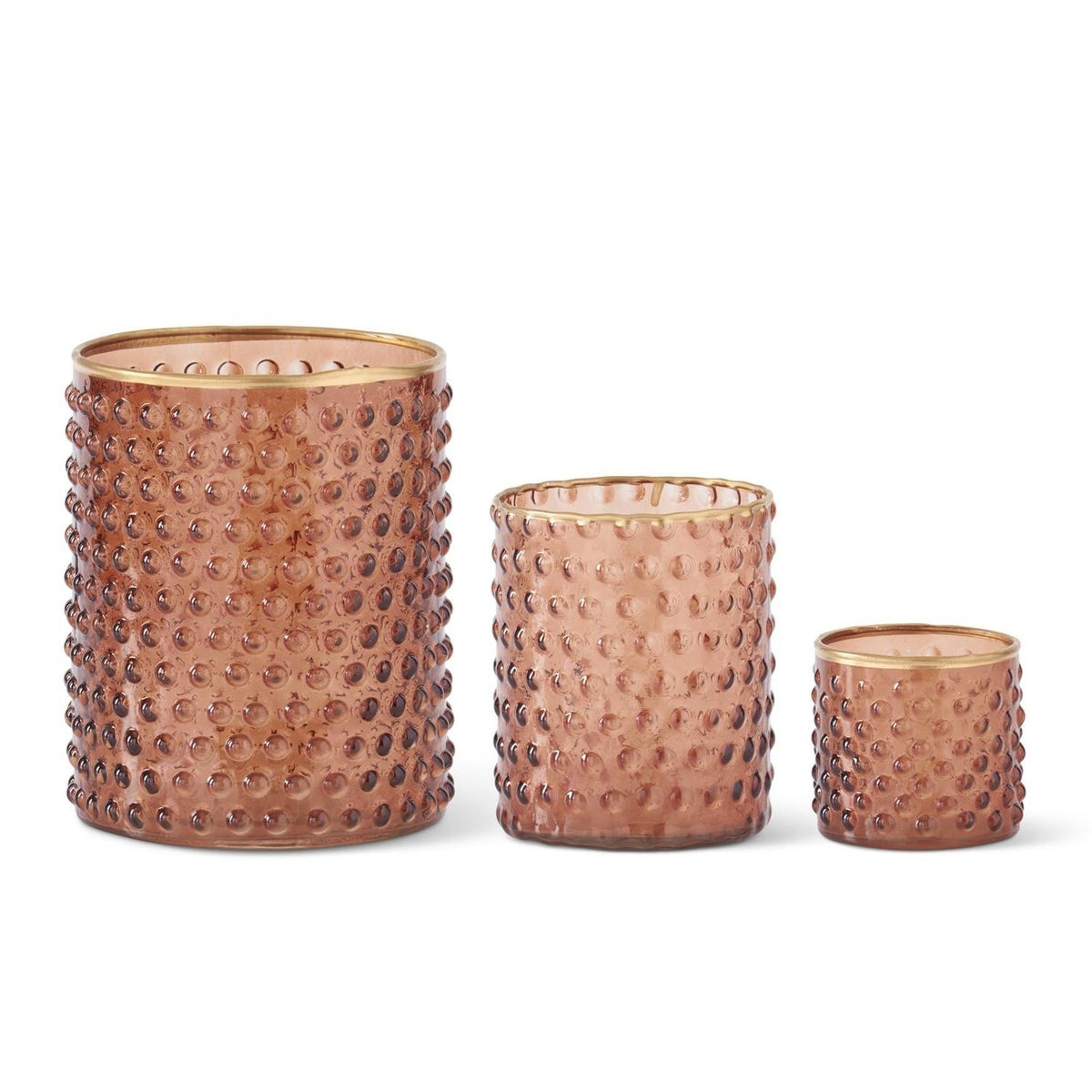 Small Brown Dot Embossed Container — alternate view 2