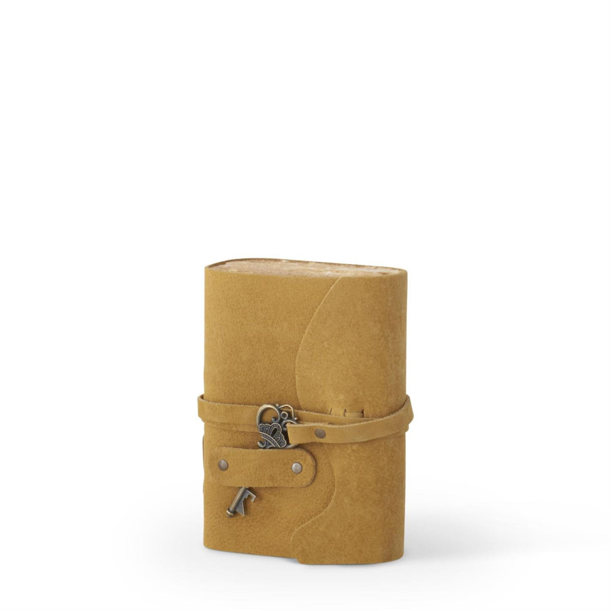 Leather Handcrafted Unlined Journals with Antique Key — alternate view 10