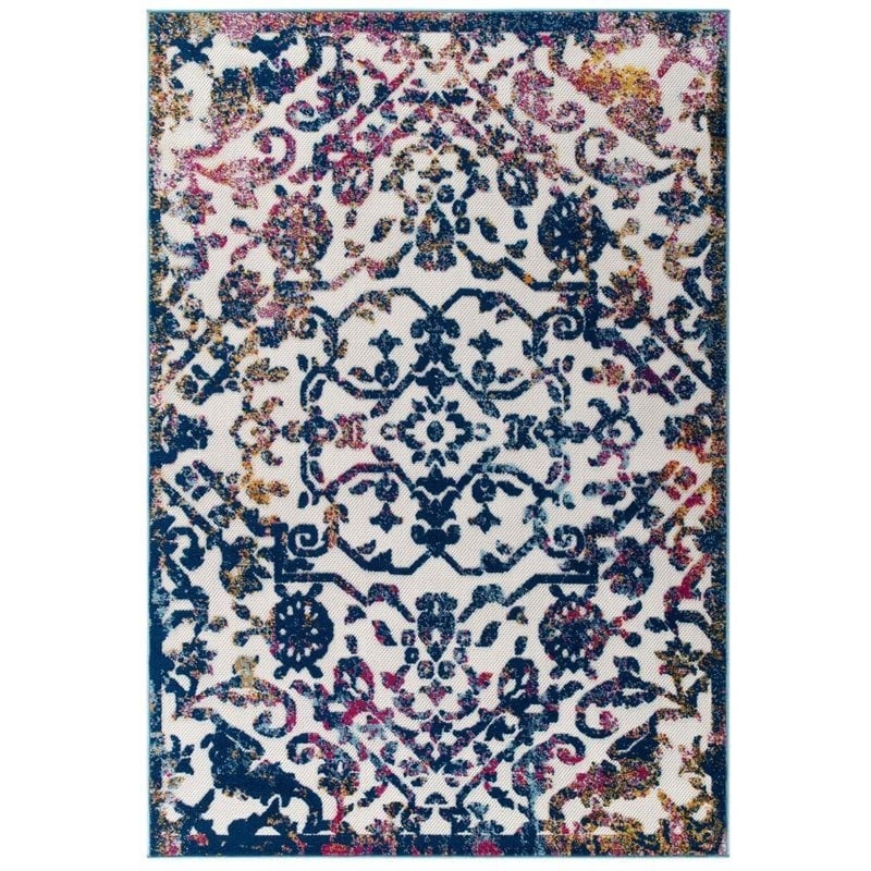 Reflect Primrose Ornate Floral Lattice 5x8 B — alternate view 4