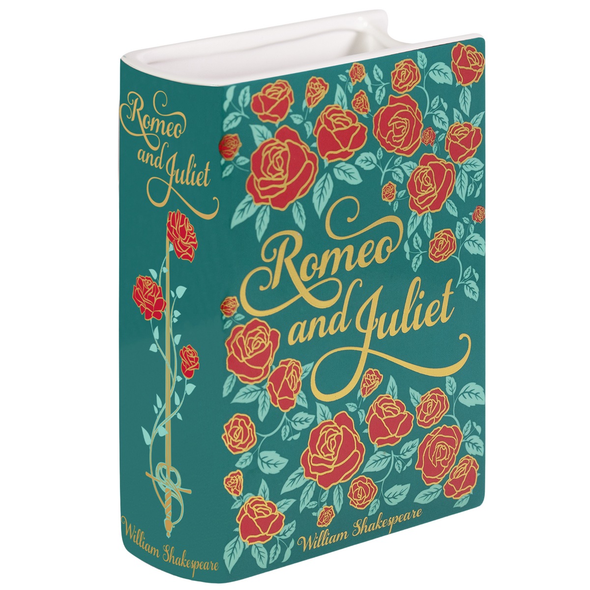 Large Book Vase, Romeo and Juliet — alternate view 3