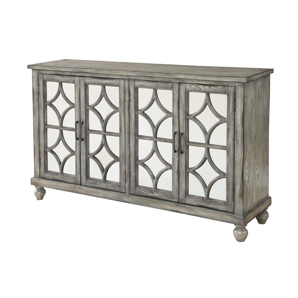 Catskill Grey 4 Door Media Credenza — alternate view 2