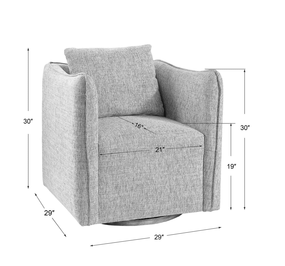 Corben Swivel Chair — alternate view 6