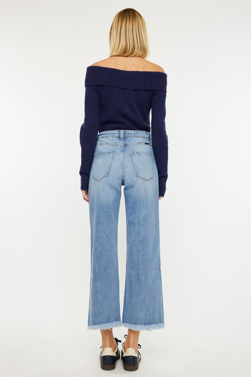 Gretchen Ultra High Rise Wide Leg Jeans — alternate view 4