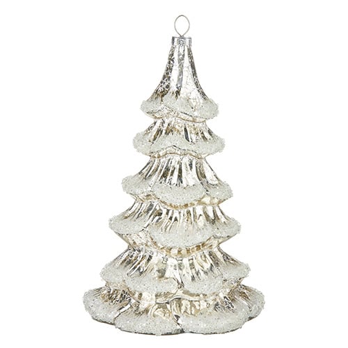 Frosted Tree Ornament