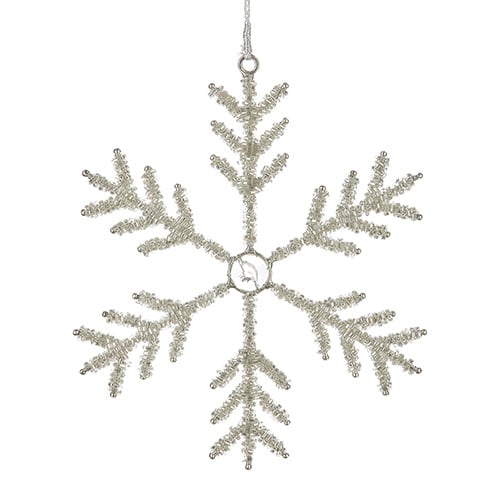 Beaded Snowflake Ornament