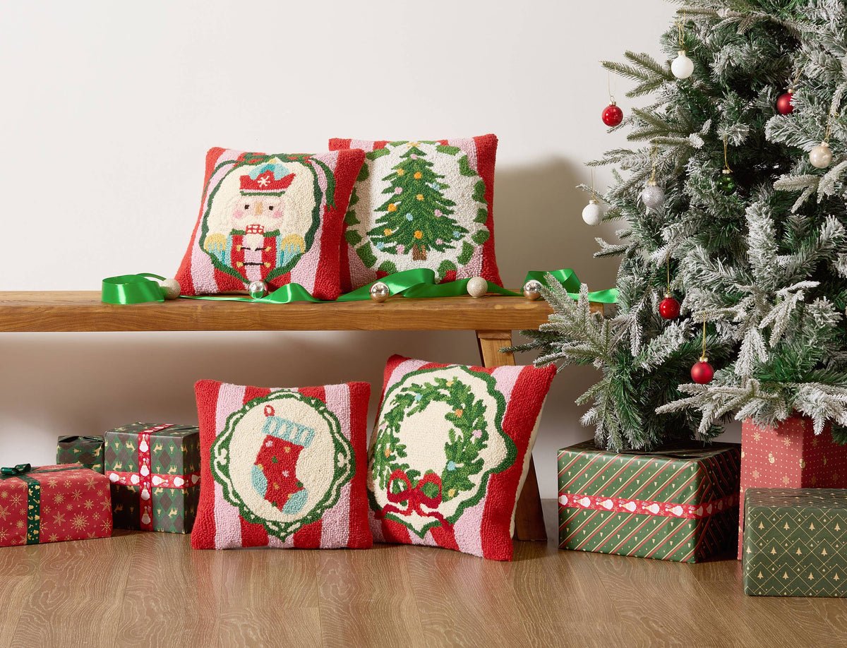 Holiday Frames Nutcracker Hook Pillow — alternate view 2