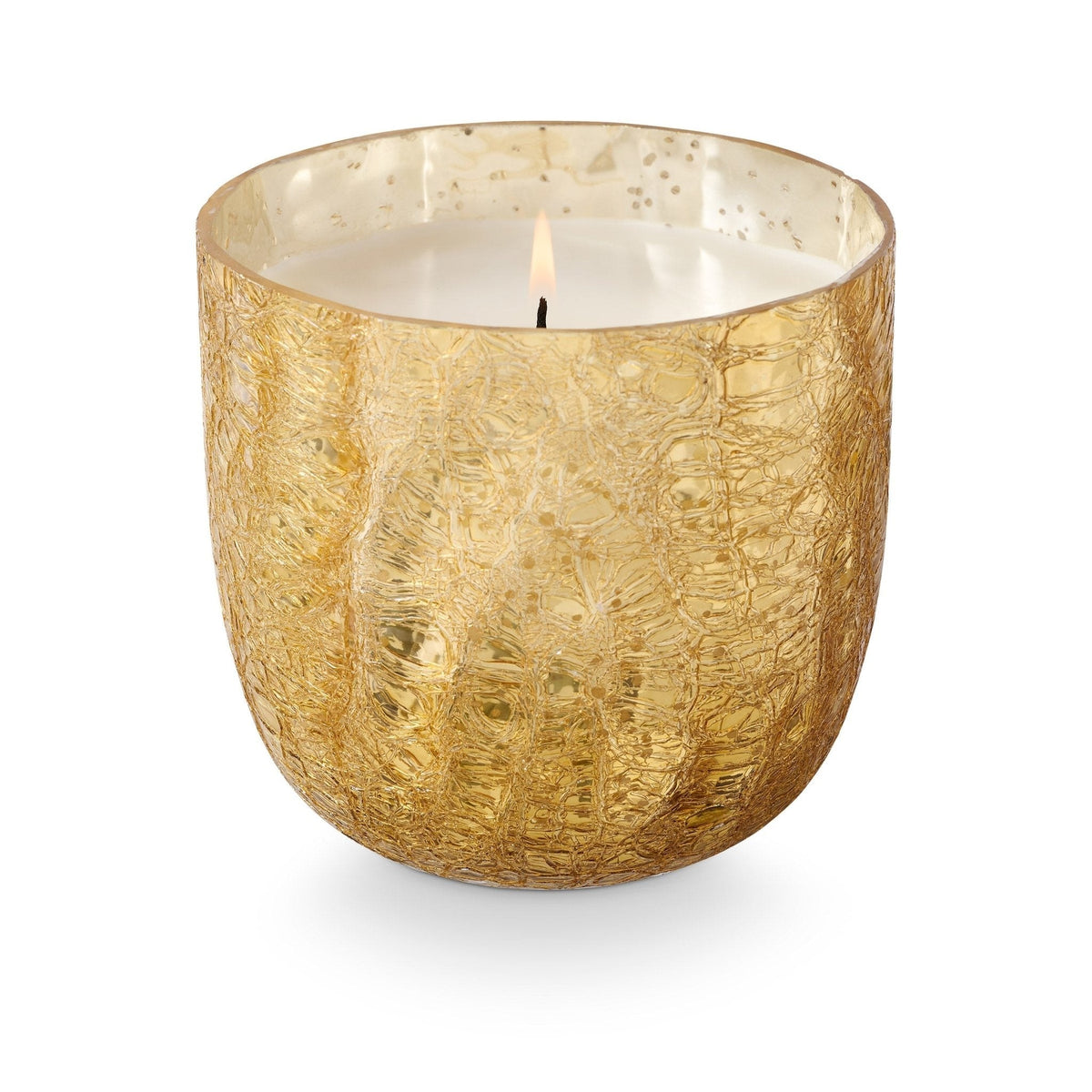 Cardamom Pomander Large Boxed Crackle Glass Candle — alternate view 2
