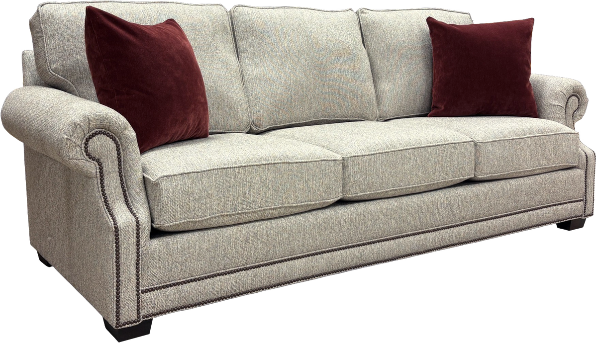 4700F10 Sofa: Donegal Tweed Opal — alternate view 2