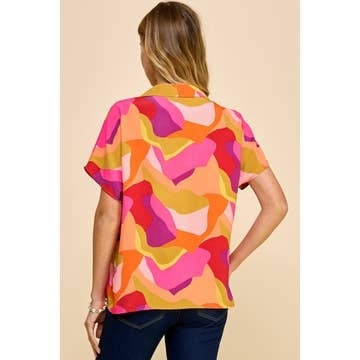 Collared Abstract Printed — alternate view 3