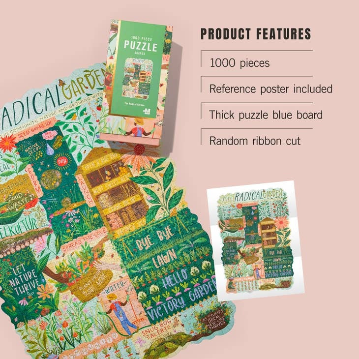 1000 Piece Puzzle, the Radical Garden — alternate view 2