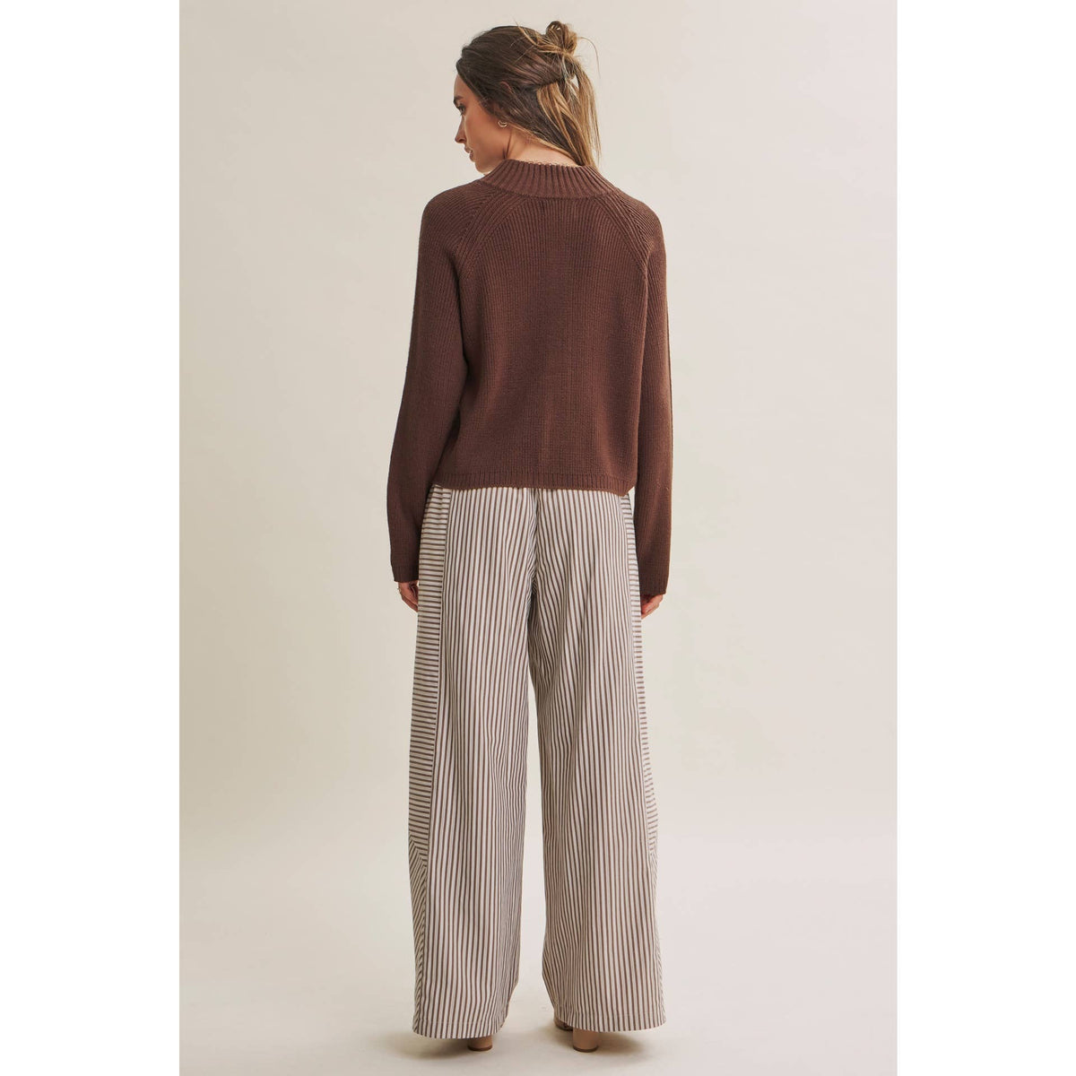 Striped Wide-Leg Pants — alternate view 16