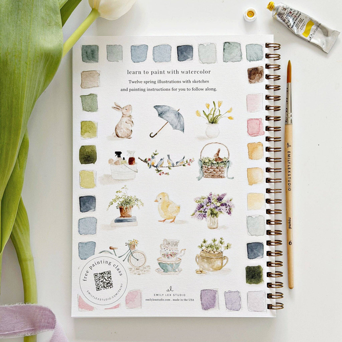 Spring Watercolor Workbook — alternate view 2