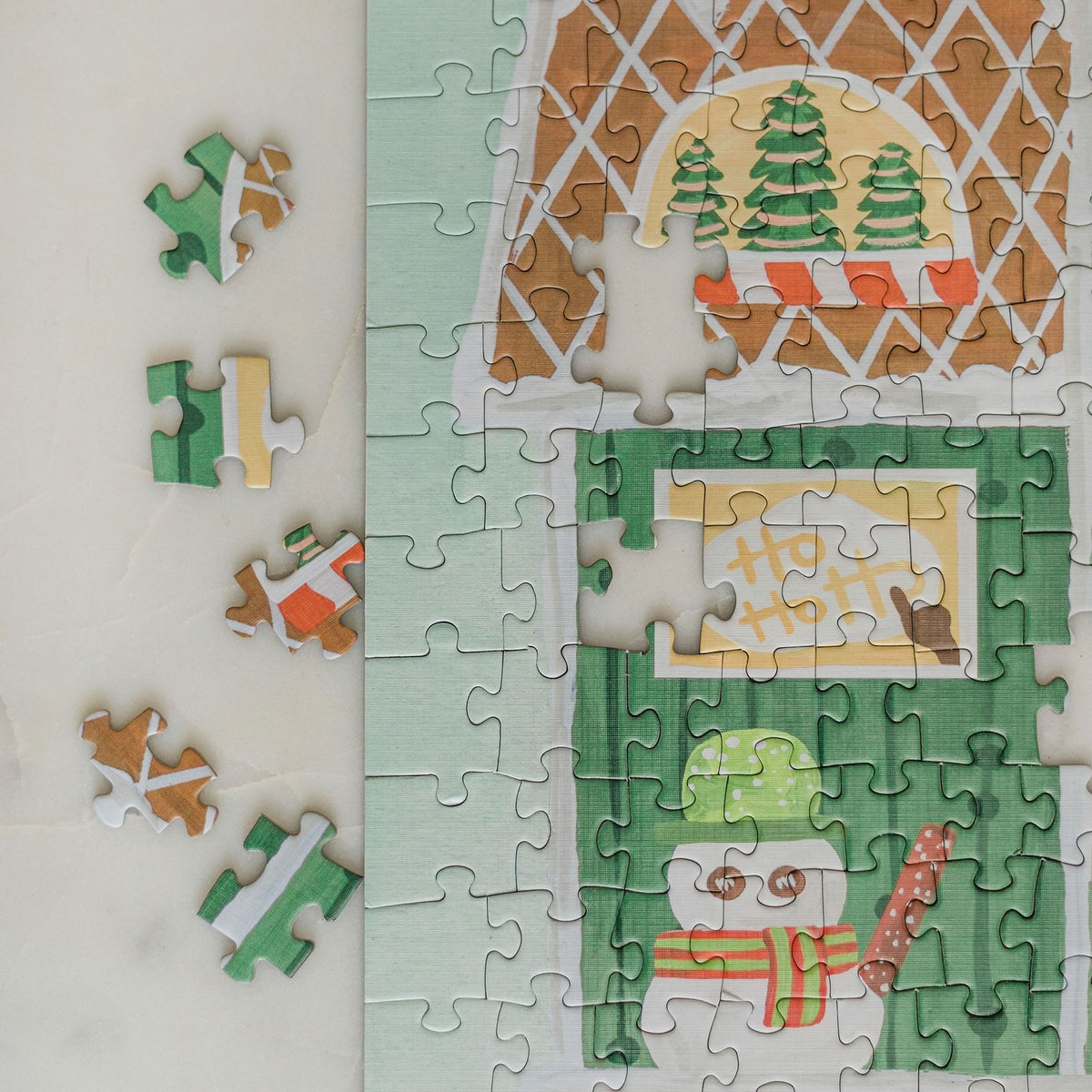 Gingerbread Christmas - 500 Piece Jigsaw Puzzle — alternate view 5