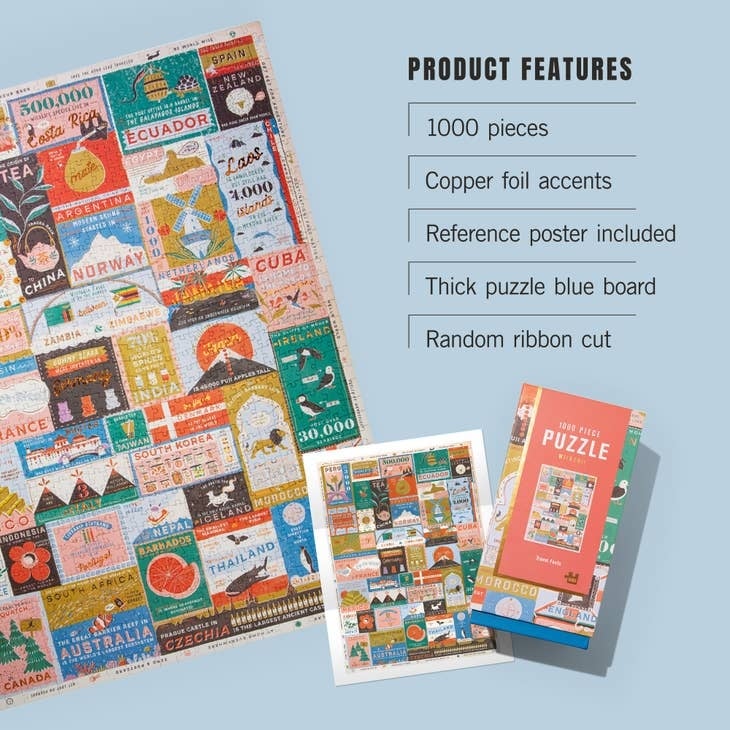 1000 Piece Puzzle, Travel Facts — alternate view 2