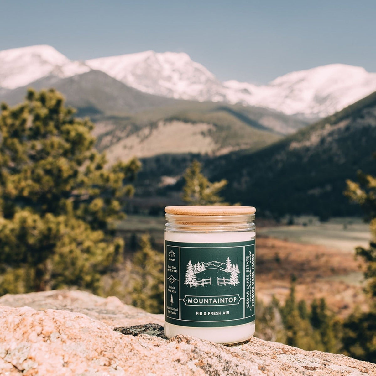 Soy Candle, Mountaintop, Woody & Fresh — alternate view 2