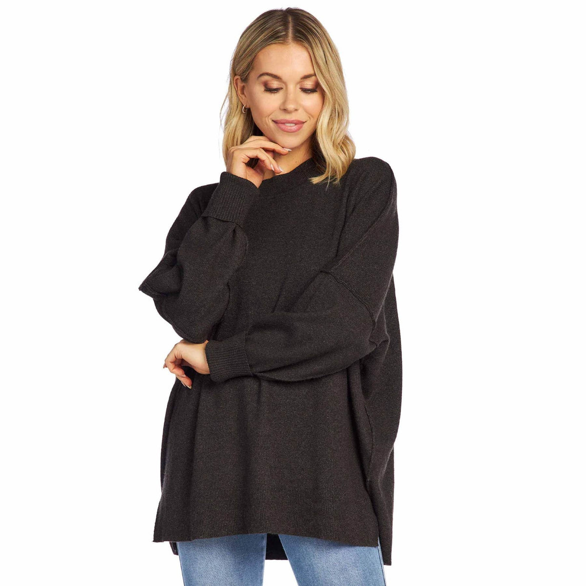 Astrid Ribbed Sweater — alternate view 2
