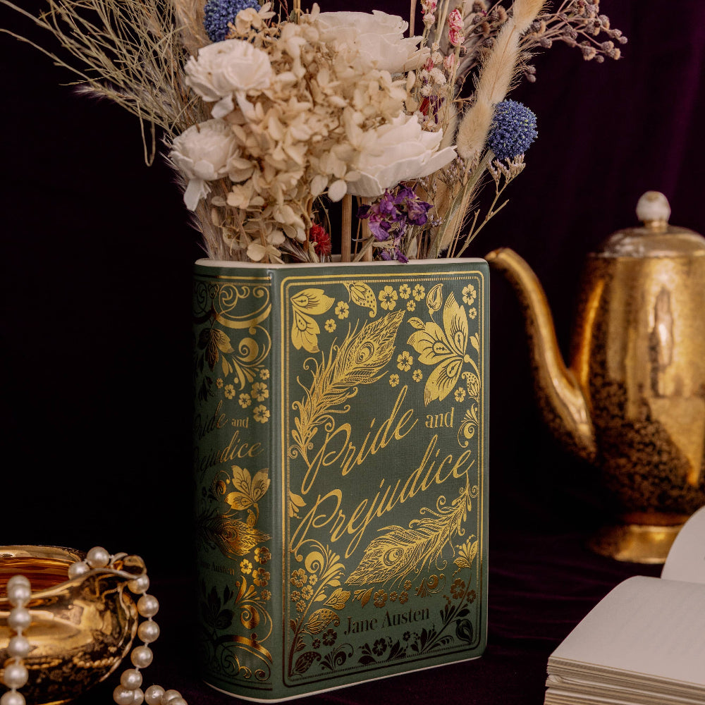 Pride and Prejudice 2 Large Book Vase — alternate view 6