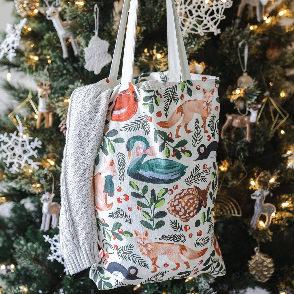 Woodland Animals Tote — alternate view 3