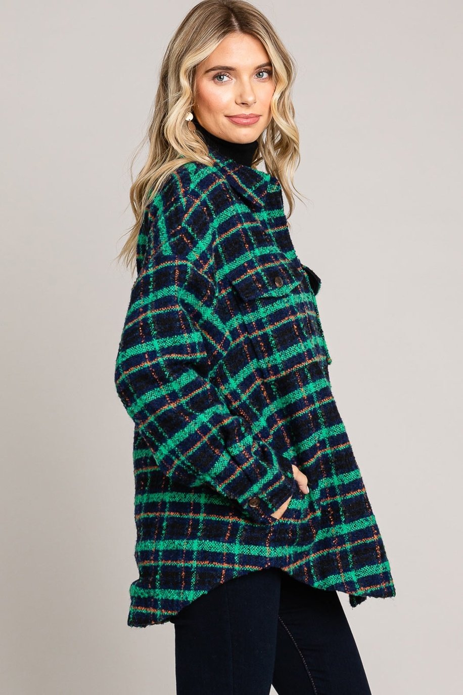 Heavy Weight Warm Plaid Shirket — alternate view 2