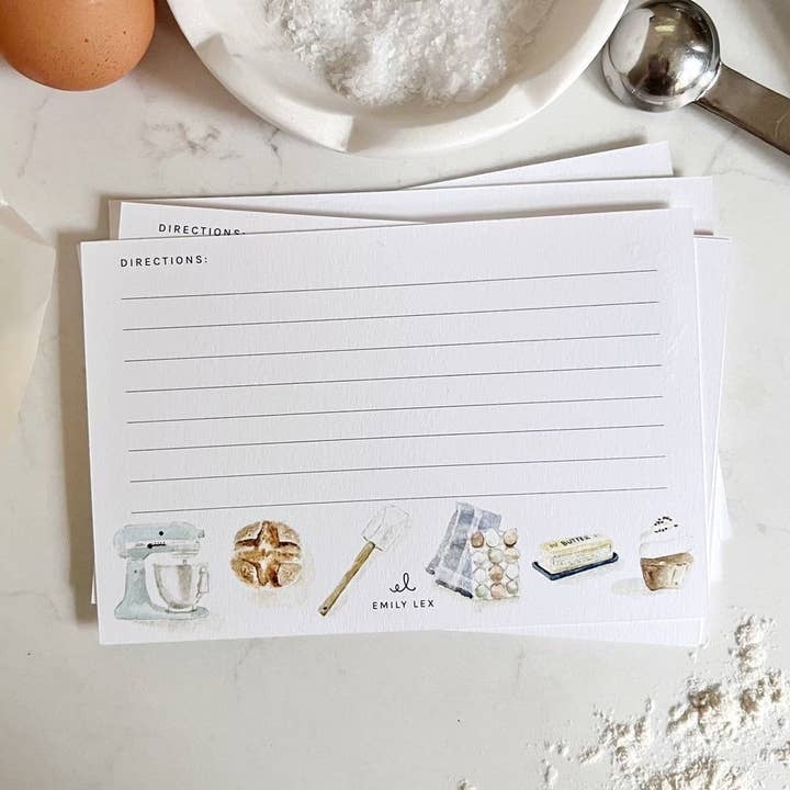 Baking Recipe Cards — alternate view 2