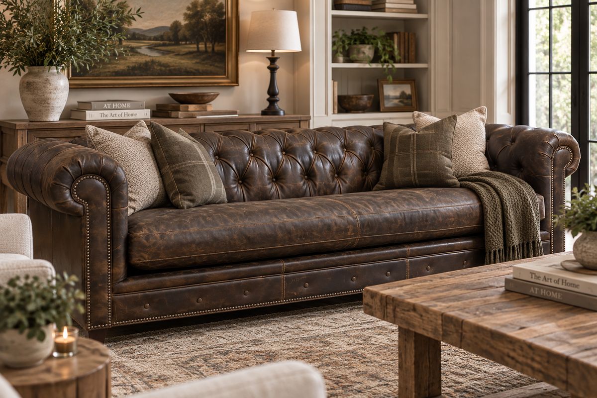 8881L10 Sofa:  Preserve Sycamore