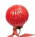Pink & Red Embossed Mercury Glass Ornament — alternate view 8