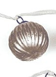 Embossed Mercury Glass Ornaments - Cream — alternate view 10
