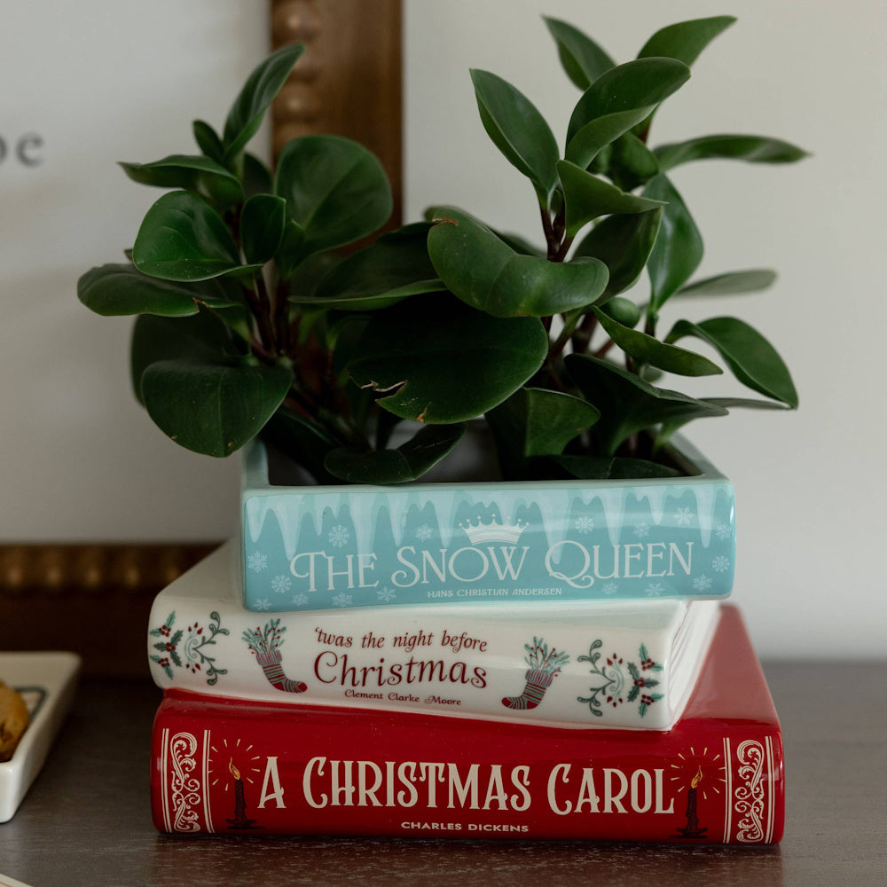 A Christmas Carol Stacked Book Planter — alternate view 6