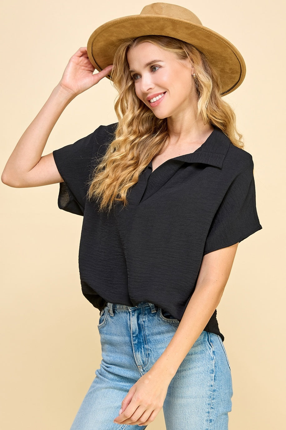 Solid Basic Shirt Red Large — alternate view 7