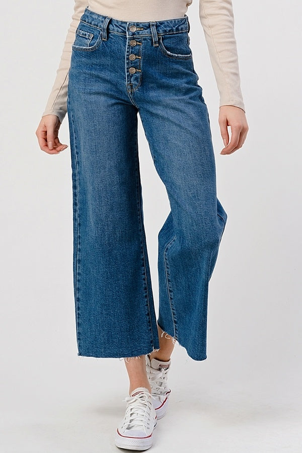 High Rise Wide Leg Jeans — alternate view 5