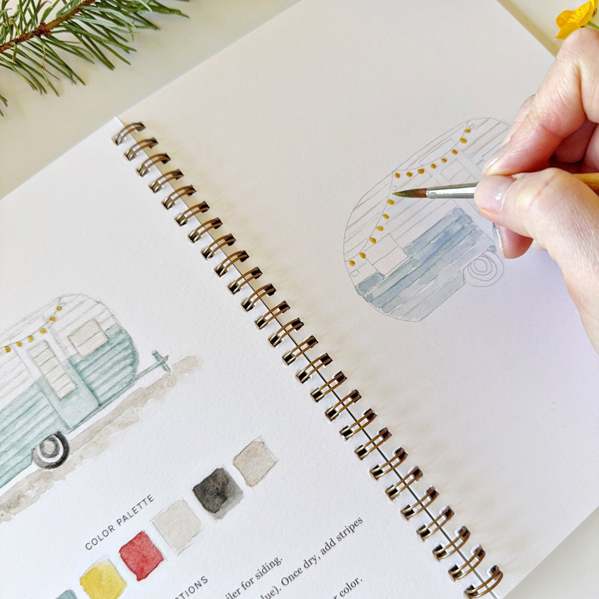 Camping Watercolor Workbook — alternate view 8