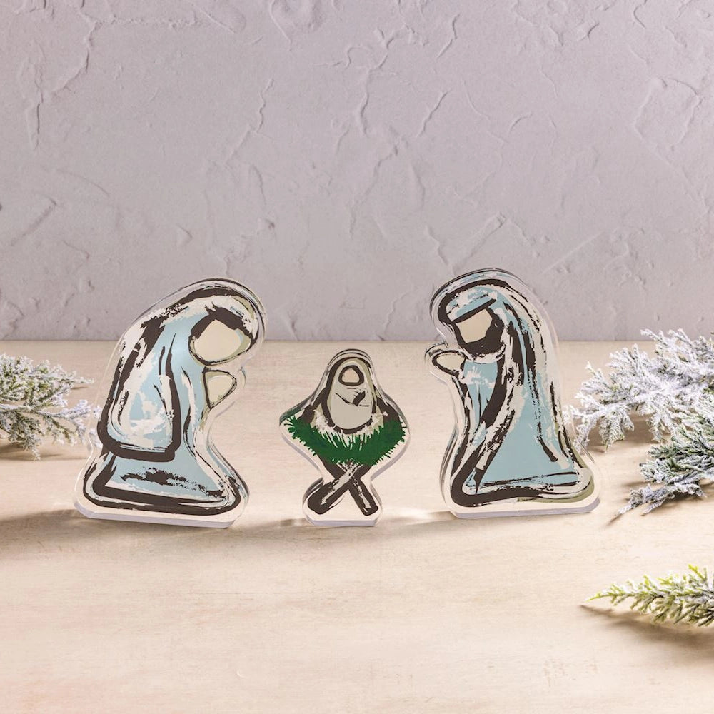 Acryclic Nativity Set