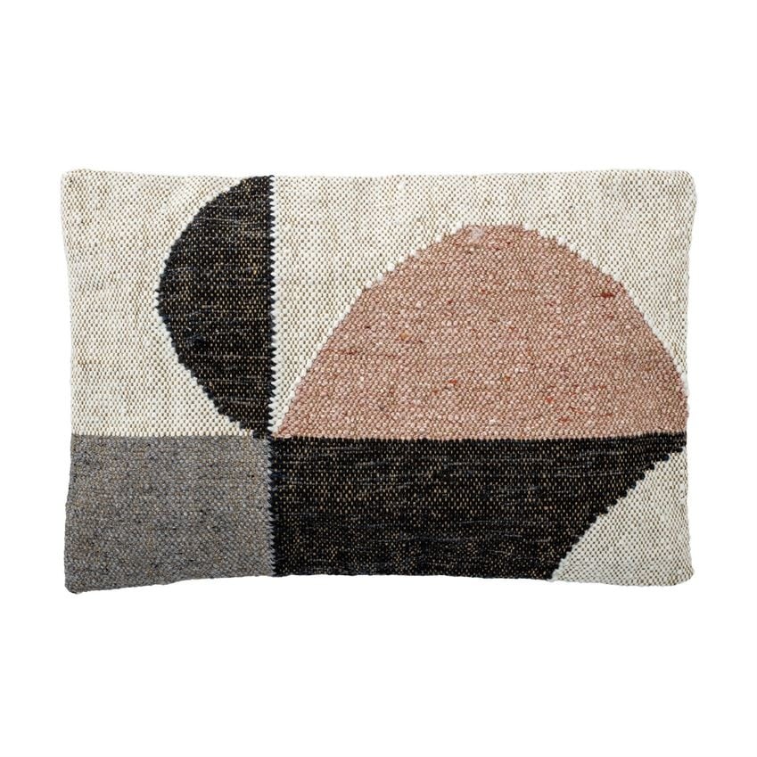 Woven Cotton Lumbar Pillow, Multi Color — alternate view 2