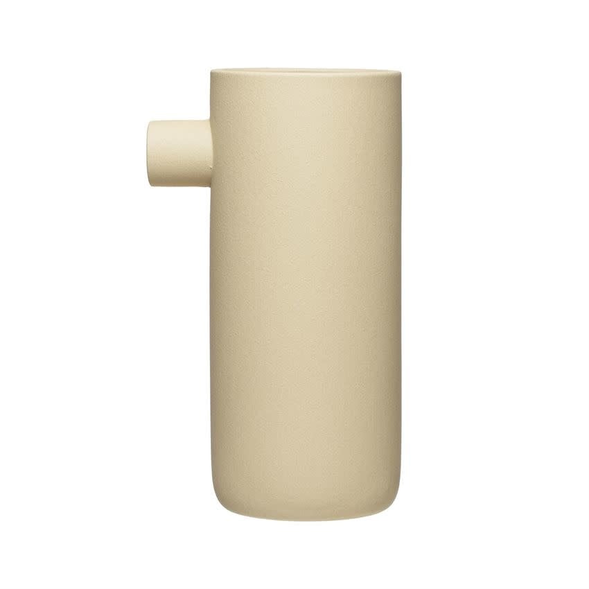 Stoneware Vase, Matte Cream Color — alternate view 2