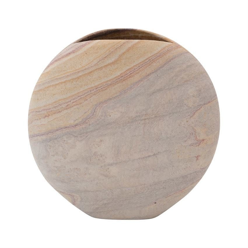 10"L Sandstone Vase, Natural — alternate view 7