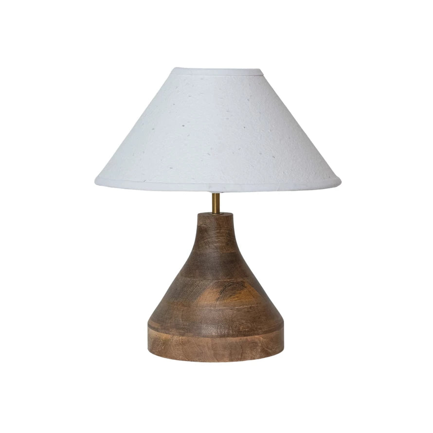 Mango Wood Table Lamp — alternate view 2