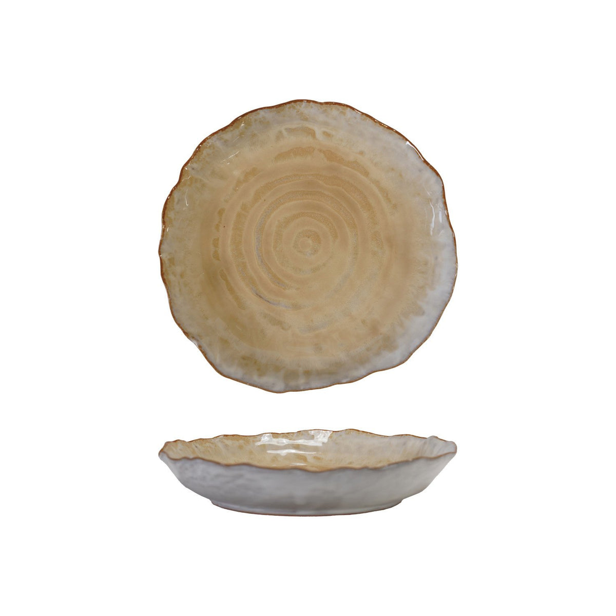 Round Organic Shaped Plate — alternate view 2