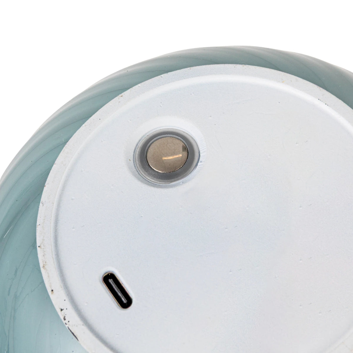 Hand-Blown Art Glass LED Table Lamp with Touch Sensor — alternate view 5