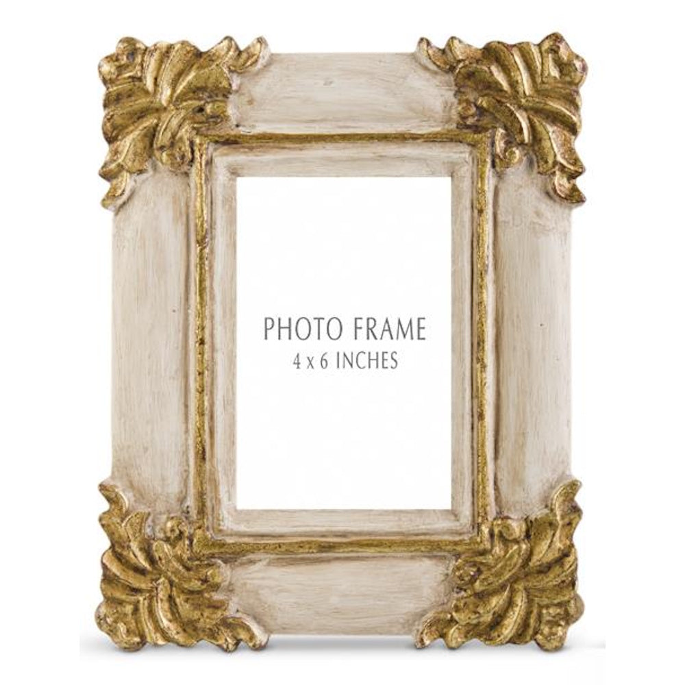 Antique Gold and Cream Ornate Photo Frames — alternate view 2