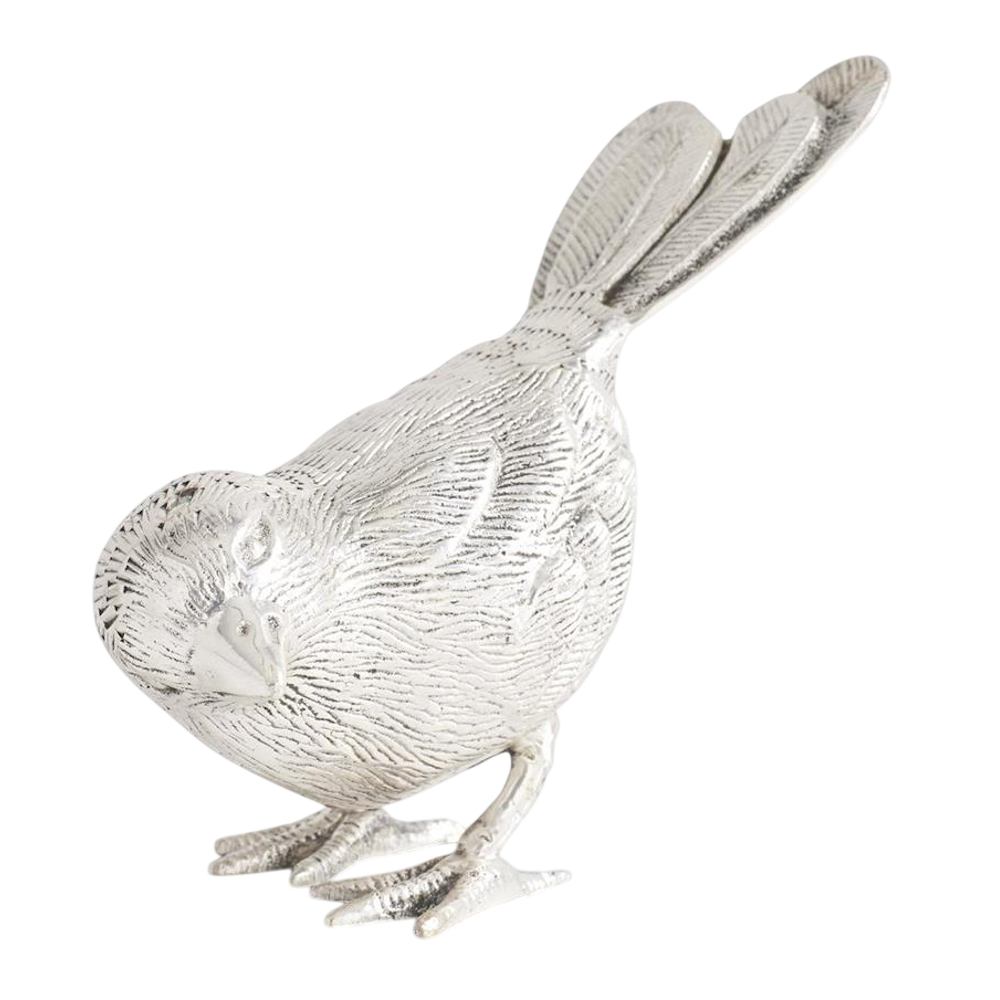 Antiqued Silver Song Bird - 2 Styles — alternate view 4
