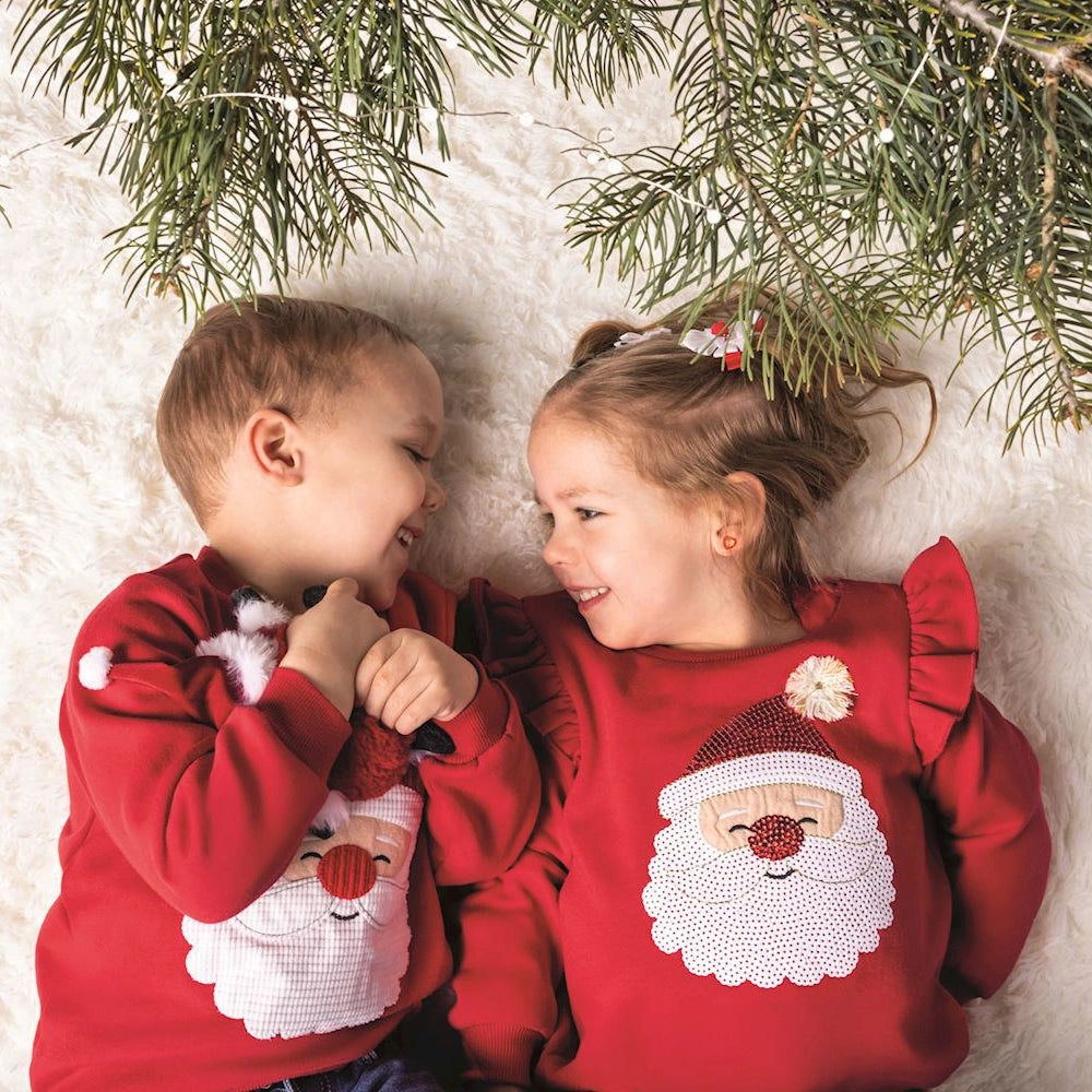 Applique Santa Toddler Sweatshirt
