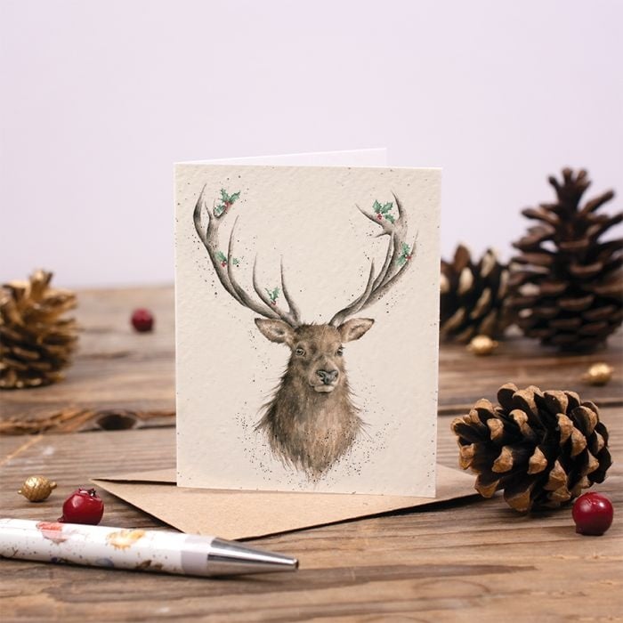 Christmas Stag' Enclosure Card