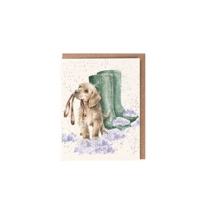 The Winter Walk' enclosure card