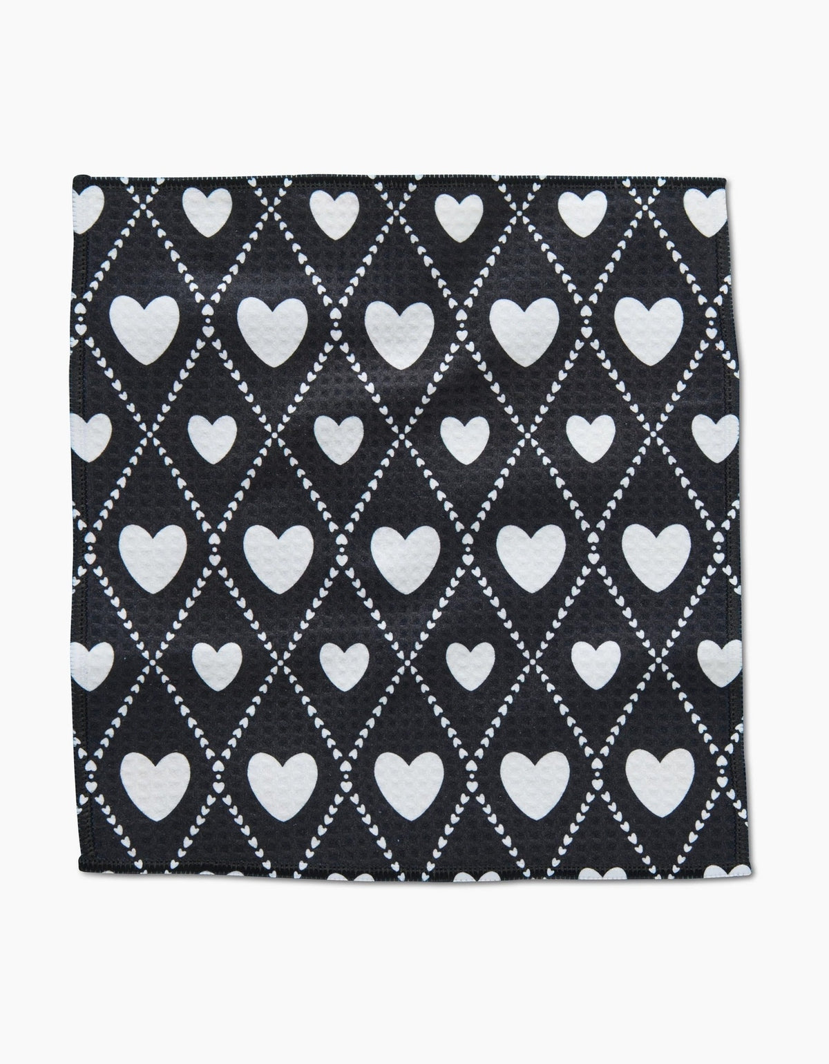 Onyx Love Lattice Luxe Washcloth Set — alternate view 2