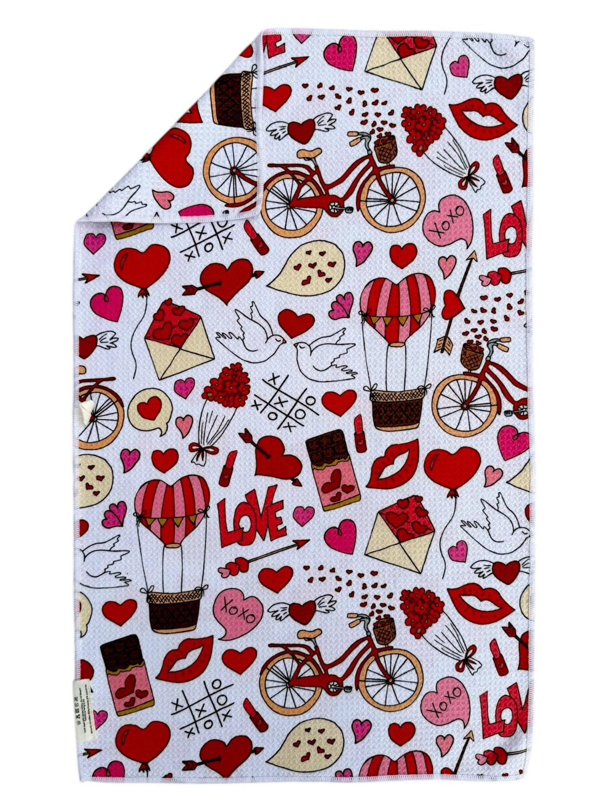 Smitten: Double-Sided Hand Towel — alternate view 2