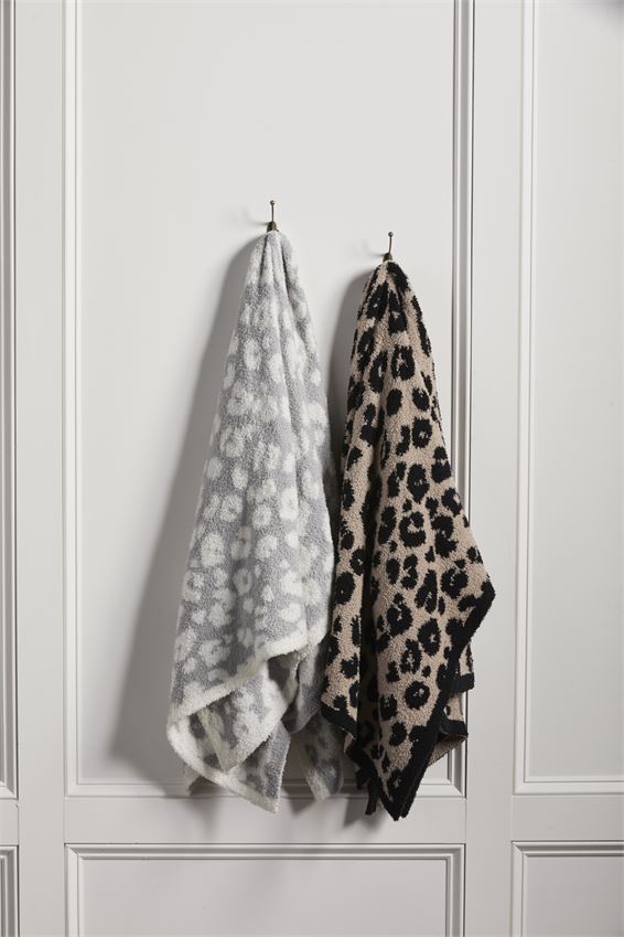 Tan Leopard Blanket — alternate view 2